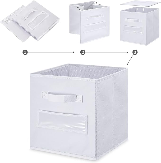 artsdi 13x13x13 storage cube bins Fabric storage cubes - Image 4