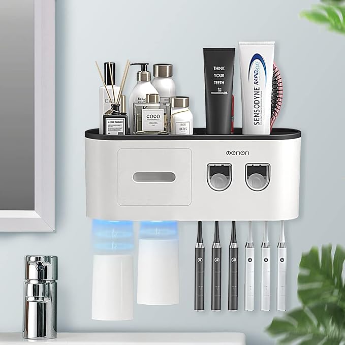 Toothbrush Holders Wall Mounted, Toothbrush Holder by BHeadCat