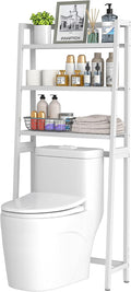 VASMIA Over The Toilet Storage, Bamboo 3-Tier Bathroom Organizer Over Toilet by VASMIA