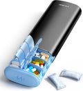 Vaydeer Metal 7 Day Pill Organizer 2 Times a Day – AM PM Weekly Travel Pill Case by Vaydeer