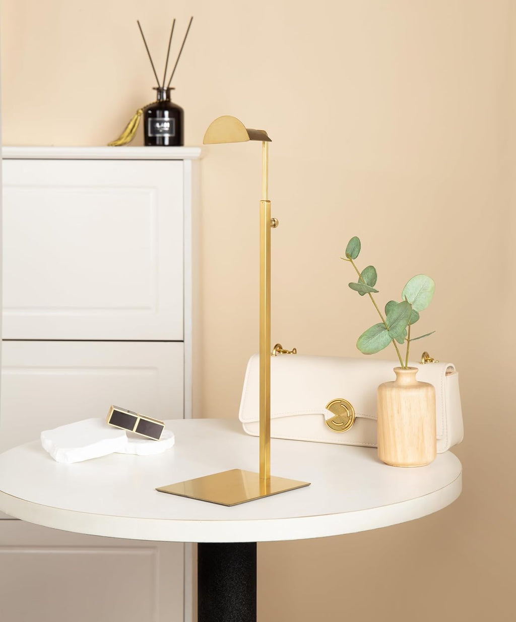 Purse Display Stands, 3 Pack Gold Purse Display Rack Stainless Steel