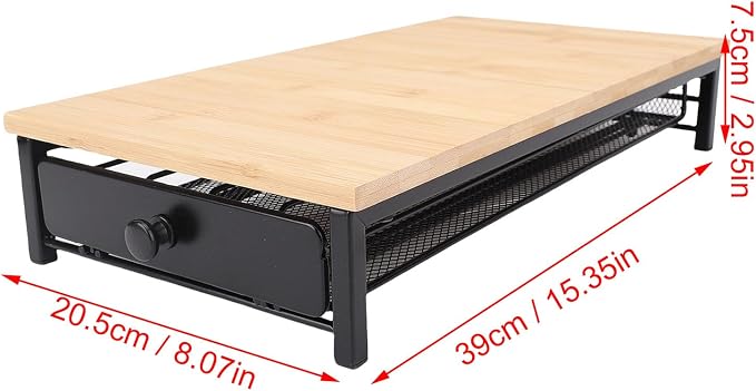 WALFRONT Coffee Pod Drawer, Wooden Coffee Capsule Storage Holder - Image 2