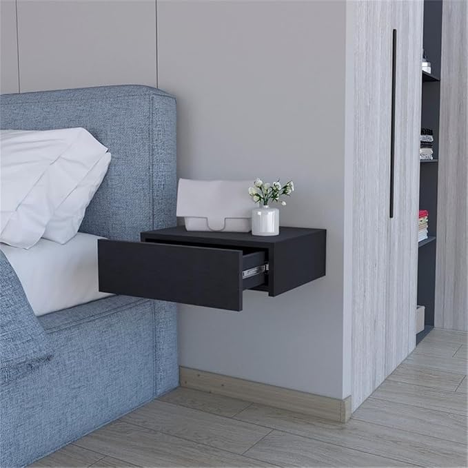 Vienna 1-Drawer Manufactured Wood Floating Nightstand - Image 7