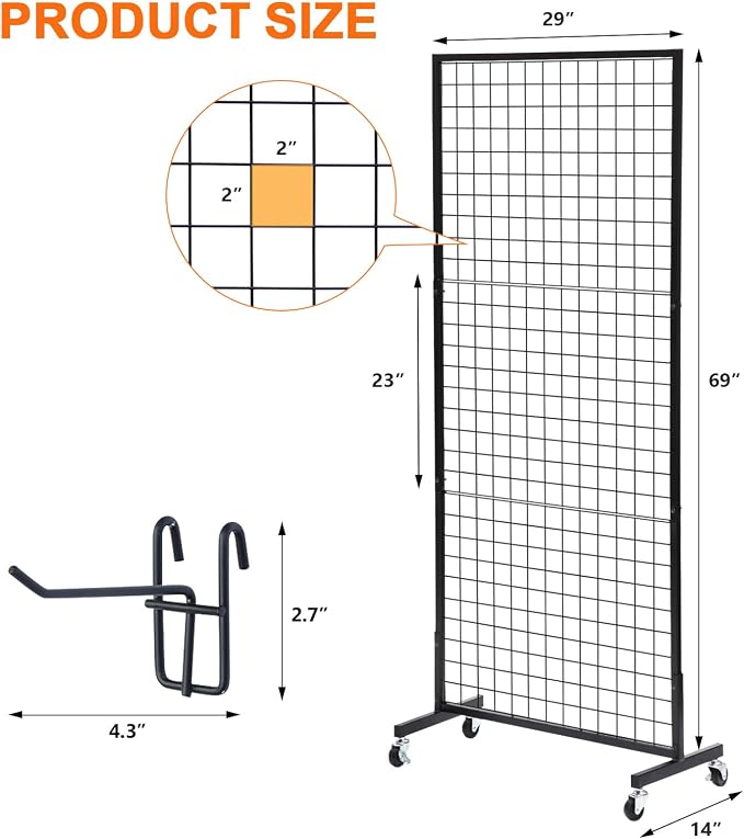Eastern Tree Grid Wall Panels, Gridwall Panels Stand - Image 3