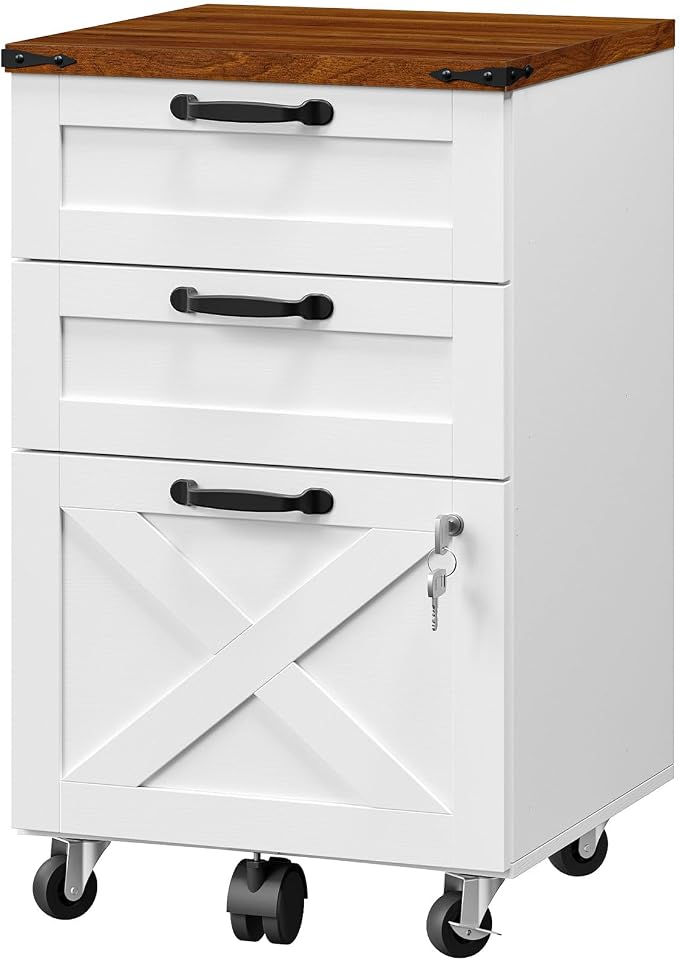 HOOBRO 3 Drawer File Cabinet by HOOBRO