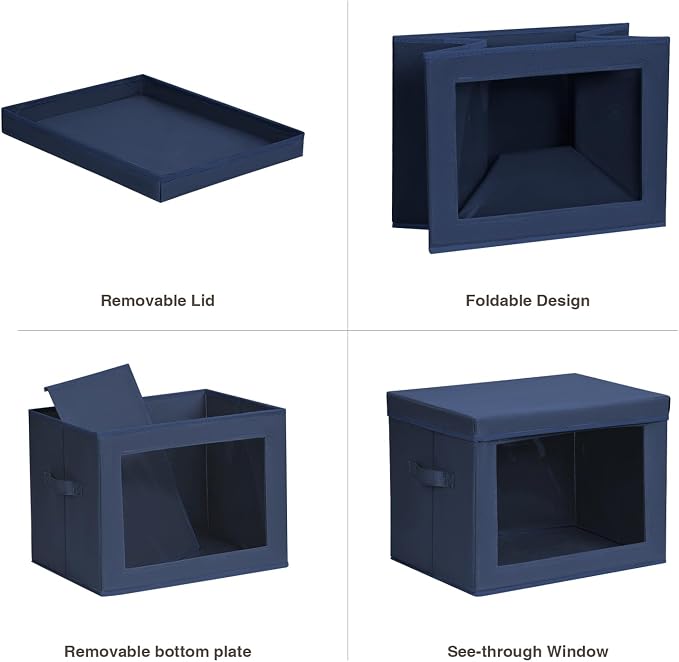Stackable Storage Bins with Lids - Image 7