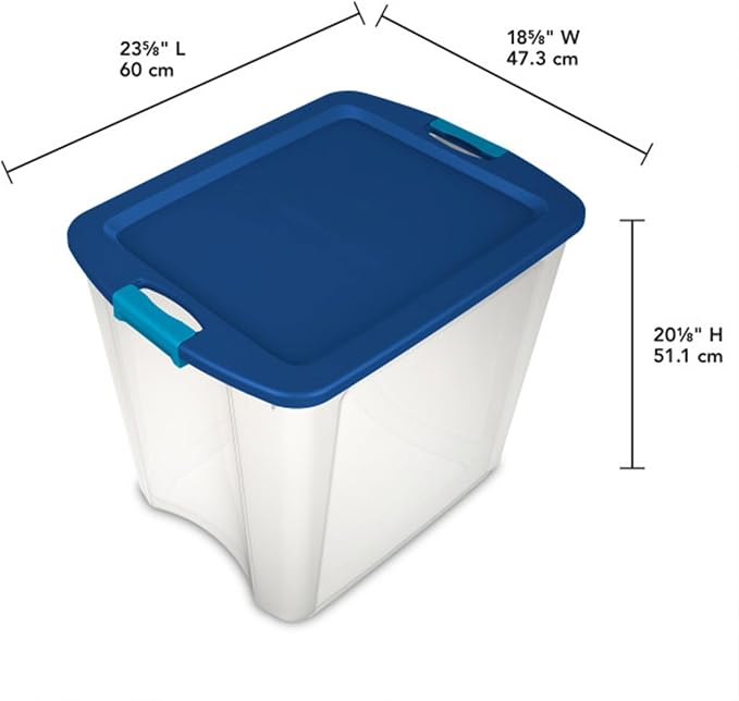 Sterilite 12-Pack Latch and Carry, 27 Gallon - Image 2