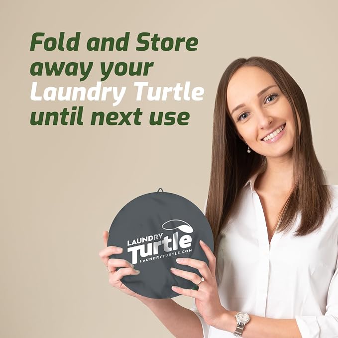 Laundry Turtle Collapsible Laundry Basket | Foldable Laundry Hamper & - Image 6