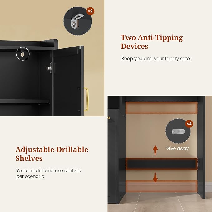Over The Toilet Storage Cabinet - Image 7