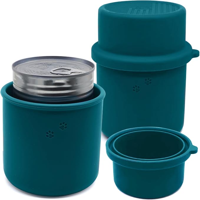 Original Canned Dog Food Storage Container | Silicone Can Cover Pet Food Sealer by DORUI