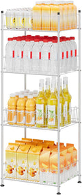 ETELI Water Bottle Holder Organizer 4 Tier Drink Can Shelf Organizer Rack by ETELI