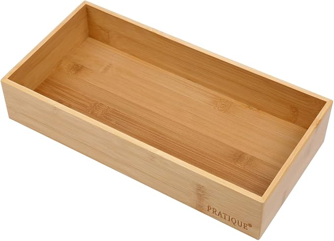 Bamboo Drawer Organizer by PRATIQUE