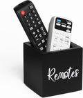 Wood Remote Control Holder, TV Remote Control Organizer by LBEMEY