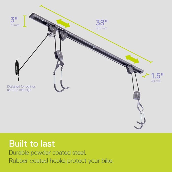 Bike Hoist- Heavy Duty for Space Saving - Image 5