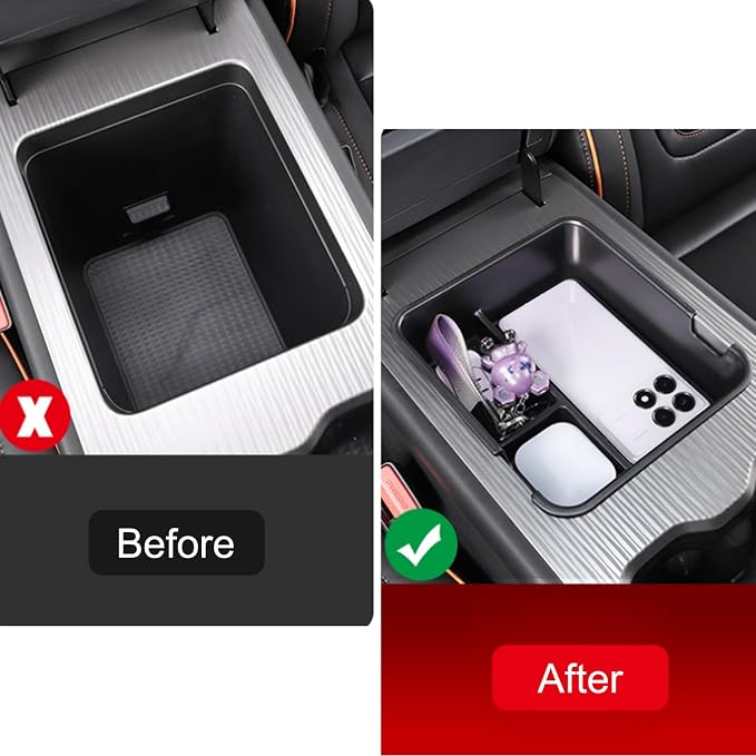 CTH for Jetour T1 2024 2025 2026 Center Armrest Storage Organizer Insert Tray - Image 2