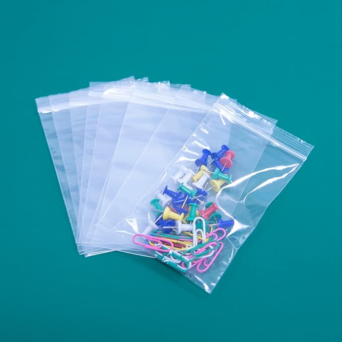 iMailer - 200 Count - 3" x 5" Small Zip Bags - Plastic Zip Poly Bags 2 Mil - Image 5