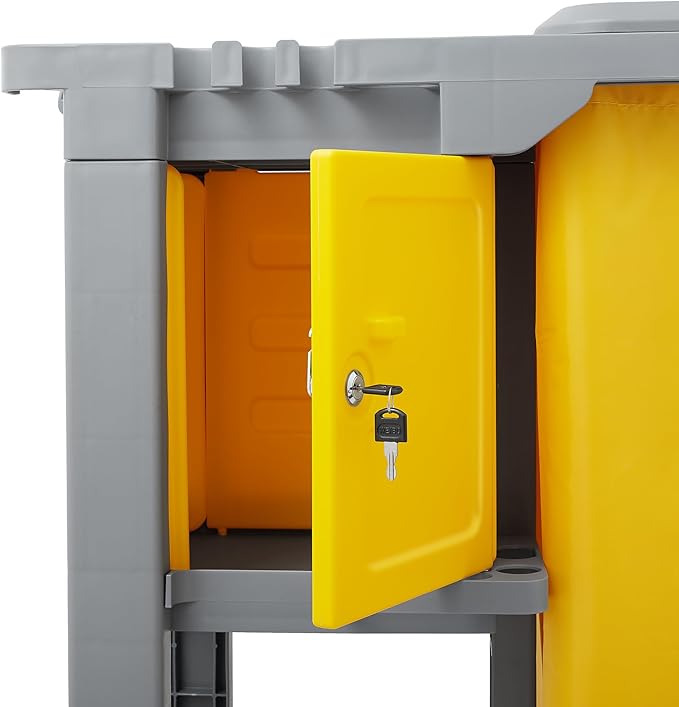 Dryser Commercial Janitorial Cleaning Cart on Wheels - Image 5