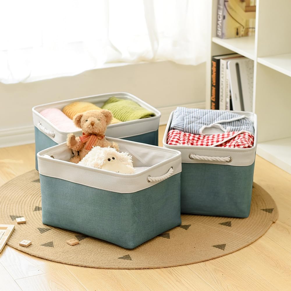 TcaFmac Organization and Storage Basket for Organizing - 16x12x12 inch
