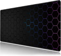 Hexagon Honeycomb Large Mouse Pad, Gaming Keyboard Desk Pad, Extended Mouse Mat by BAHDSISFA