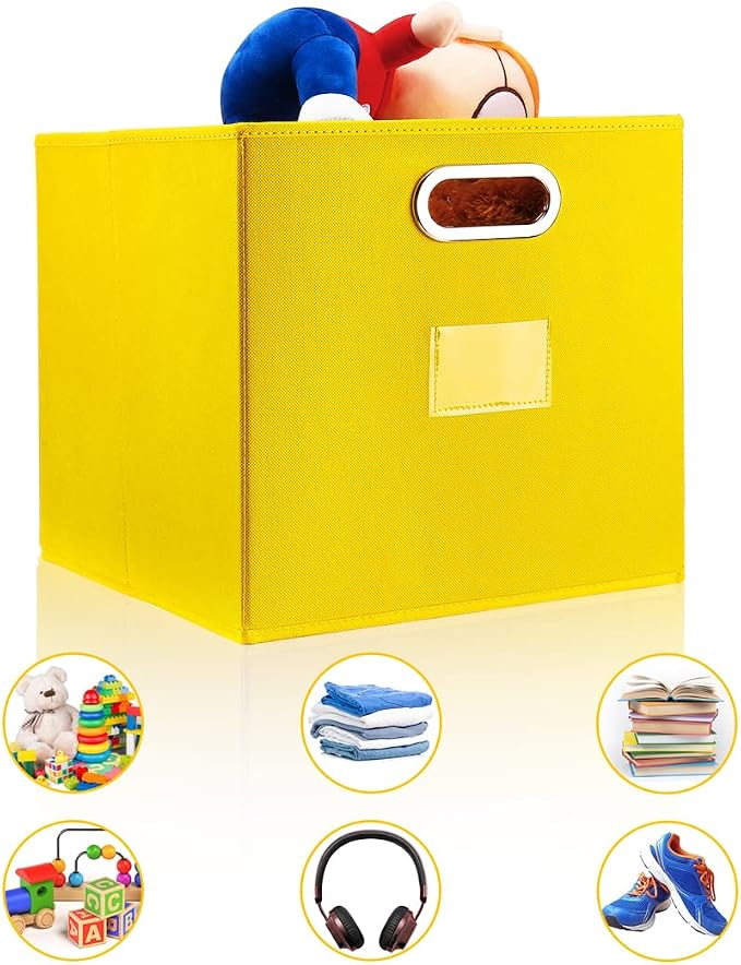 Robuy Cube Storage Bins, 13 inch Storage Bin - Image 5
