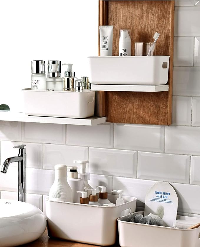 Set Of 8 Plastic Storage Bins, Versatile Kitchen Pantry Organization and Storage - Image 5