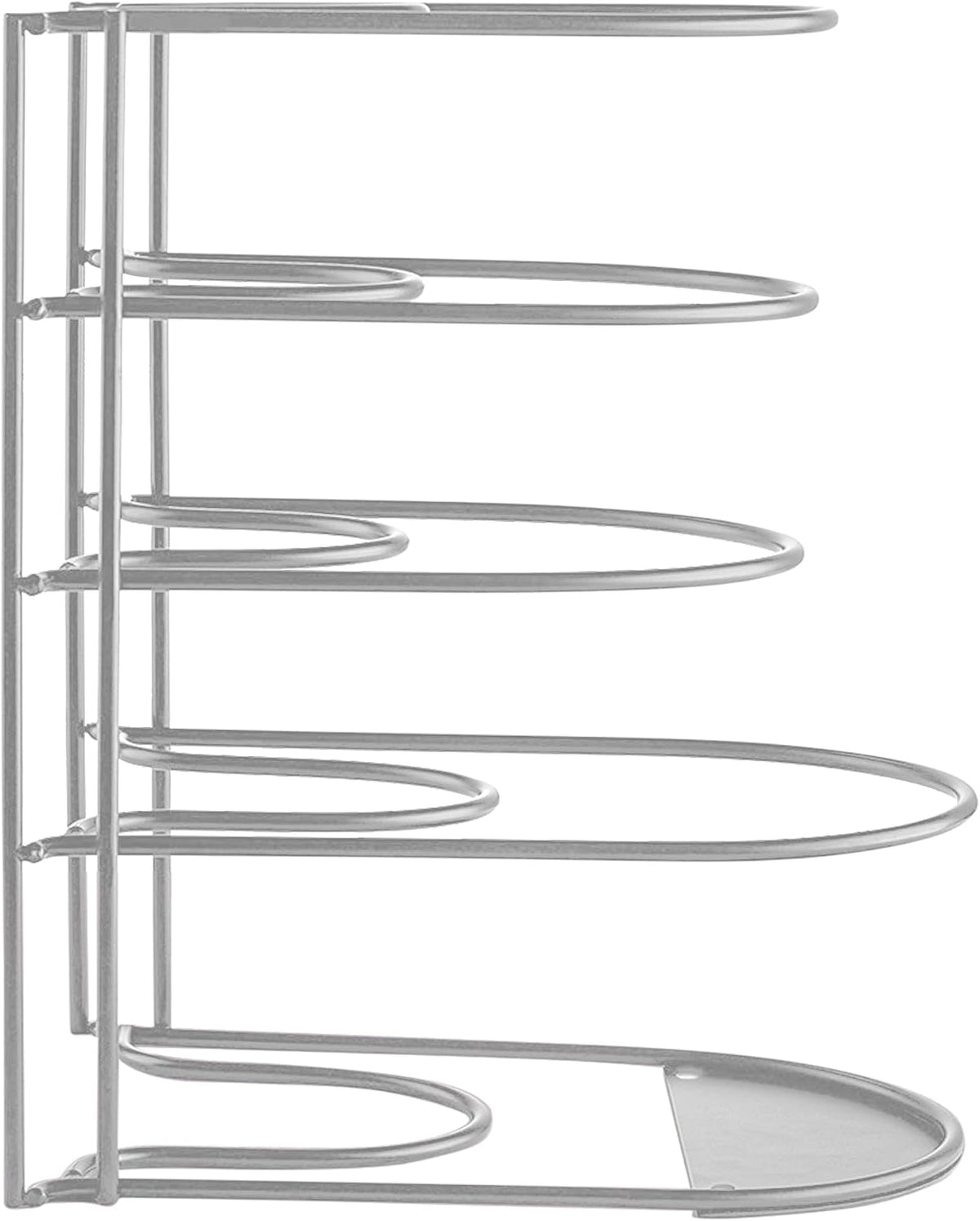 Heavy-Duty Pots and Pans Organizer | 5-Tier Cookware & Lid Storage
