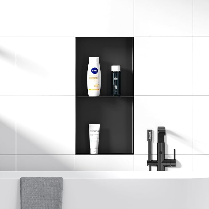 Stainless Steel Shower Niche 12" X 24", No Tile Needed Wall Niche Shower - Image 6