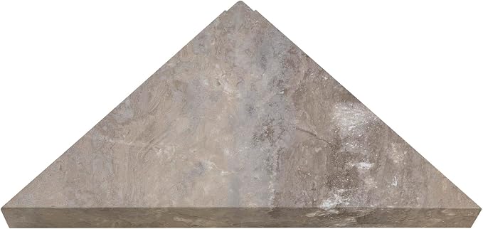 Palisade Vinyl Waterproof Corner Shower Shelf in Venetian Marble - Image 4