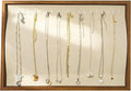 Large Jewelry Trays for Drawers Stackable Velvet Jewelry Display for Vendors by HOUKANWE
