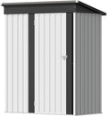 Flamaker 5x3 FT Storage Shed Waterproof Metal Garden Shed by Flamaker