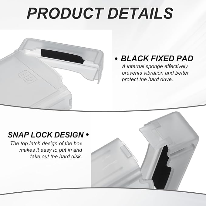 PATIKIL 6.5" x 4.5" Hard Drive Disk Case - Image 4