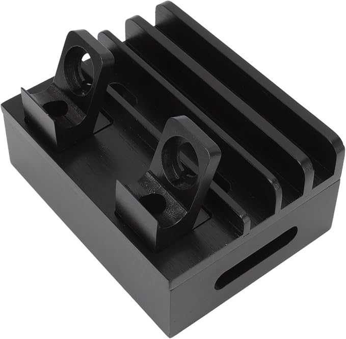 Fdit Charging Station with 5 Ports, Wood Organizer Rack with Cable Management - Image 5