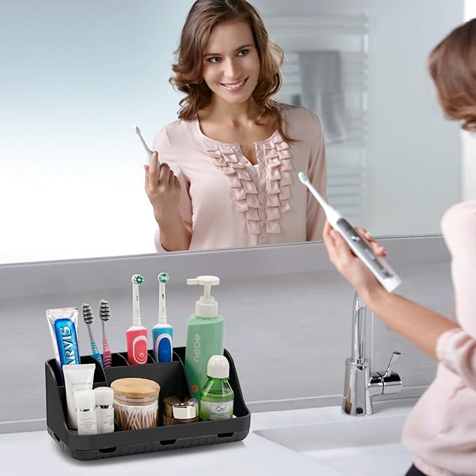 Black Toothbrush Holder - Image 2