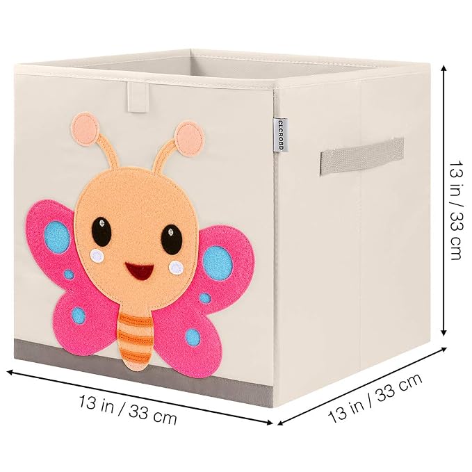 CLCROBD Foldable Animal Cube Storage Bins Fabric Toy Box/Chest/Organizer - Image 2