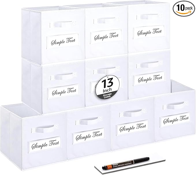 artsdi 13x13x13 storage cube bins Fabric storage cubes by Artsdi