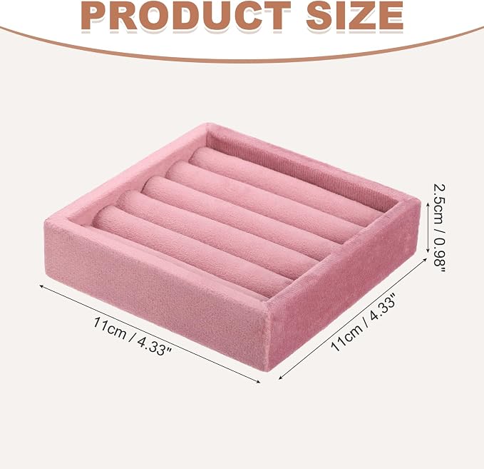 uxcell Stackable Jewelry Storage Tray, Jewelry Tray Drawer Organizer, Small - Image 2