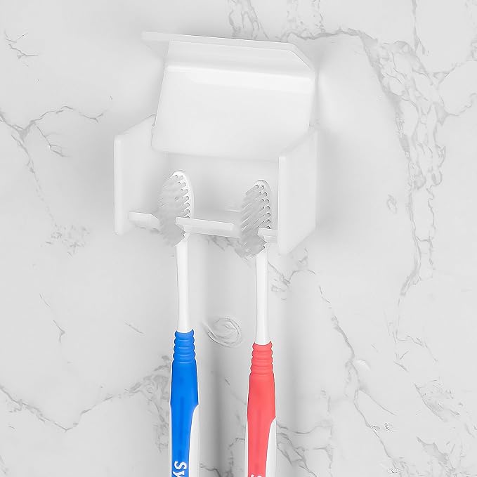 2 Pack Toothbrush Holder Wall Mounted - Image 5