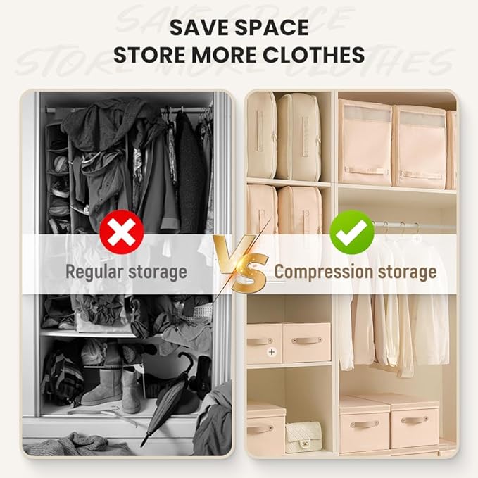 Ultra Space Saving Self Compression Organizer, 2026 Upgraded Space Saving Self - Image 2