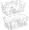 Slideep Freezer Baskets Farmhouse Organizer Storage Basket by WelcometotheSlideep