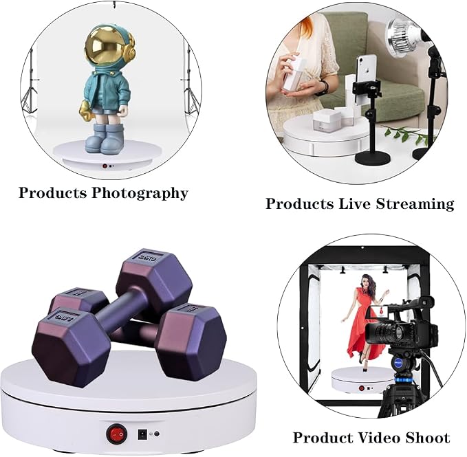 JAYEGT Motorized Rotating Display Stand，330 Lbs Load，360 Degree Electric - Image 7