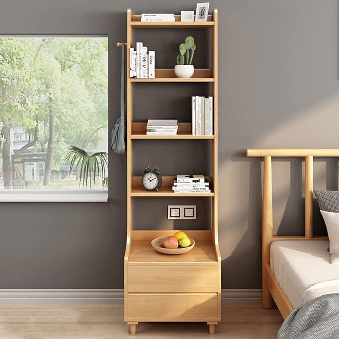 IOTXY Oak Bedside Table Bookshelf - Image 7