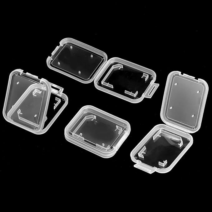 Transparent Standard SD SDHC Memory Card Case Holder Box Storage Boxes - Image 3