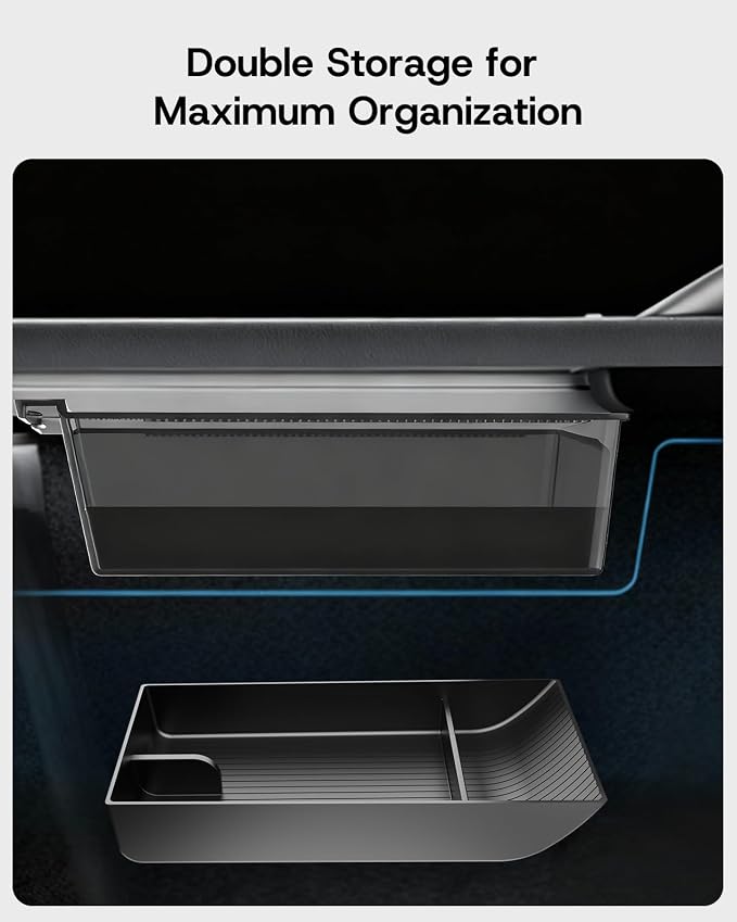 Center Console Organizer Tray for Tesla Model Y Juniper Accessories 2025 2026 - Image 5