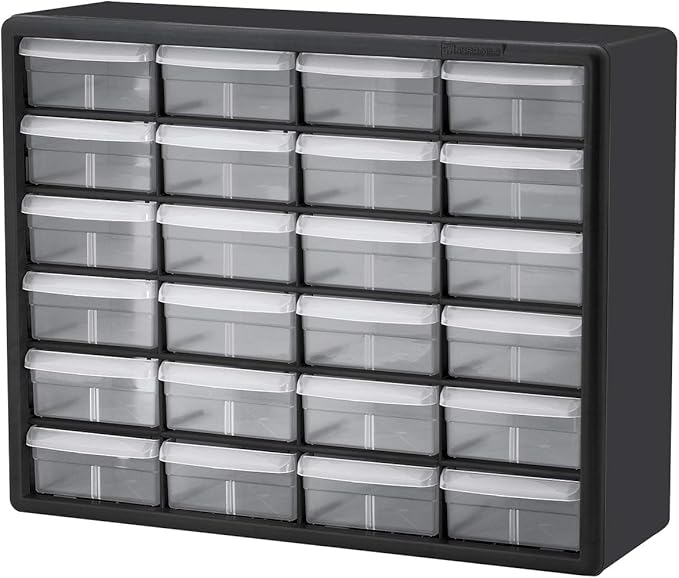 Akro-Mils 24-Drawer Plastic Drawer Storage Cabinet by Akro-Mils