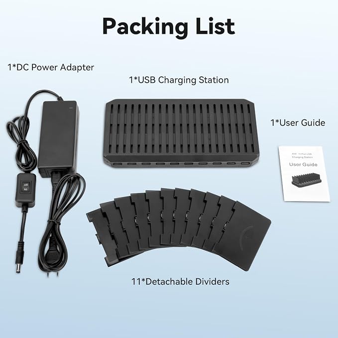 Charging Station for Multiple Devices, Charging Station for iPhone Apple Watch - Image 9