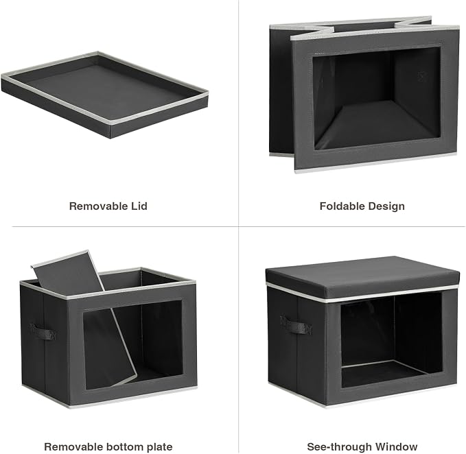 Stackable Storage Bins with Lids - Image 7