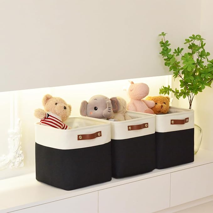 Foldable Storage Cubes 11x11 Inch, Collapsible Storage Basket - Image 6