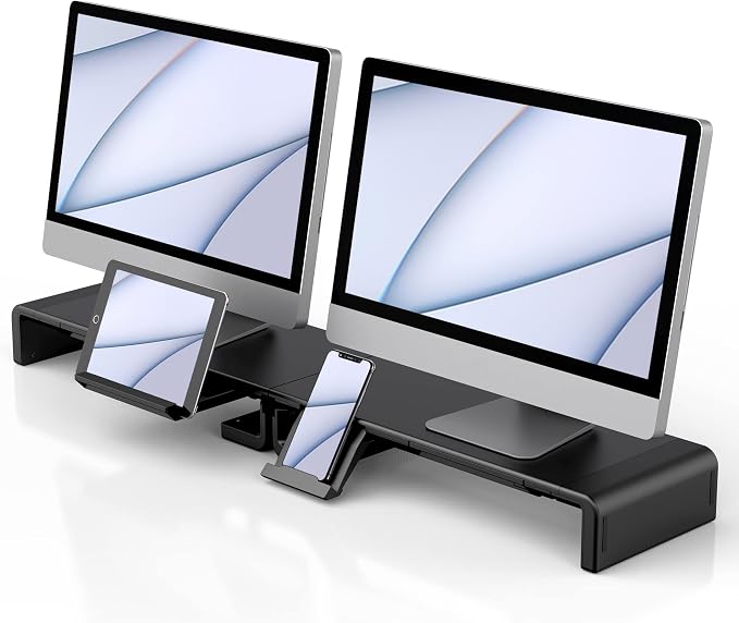 2 Pack Computer Monitor Stand, Klearlook Foldable Monitor Stand Riser, Height by KlearlookMaximizedClarity