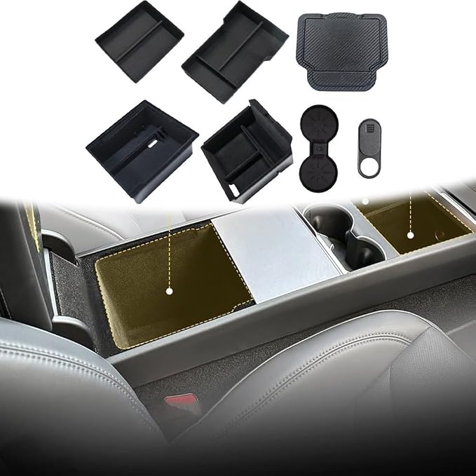 7PCS Center Console Organizer For Tesla For Model 3 2023 2025, Features - Image 2