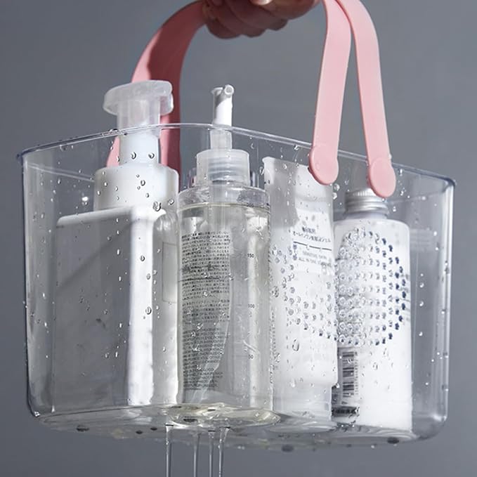 Plastic Storage Basket with Handle Portable Shower Caddy - Image 5